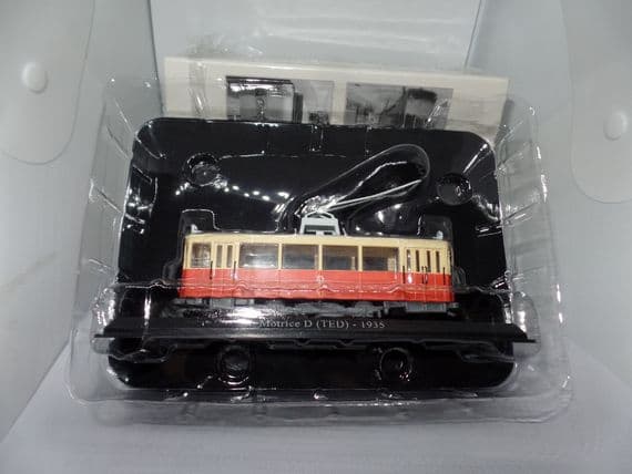Atlas 7519029 1/87 HO scale Tram Motrice D TED 1935 Chenove Djion France
