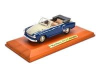 Atlas BL53 1/43 Scale Wartburg 311-2 Cabriolet - Blue & Cream