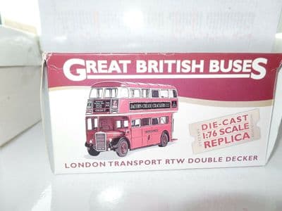 ATLAS CORGI JB01 BRITISH BUS 1/76 OO LONDON TRANSPORT RTW KGK505 Route 22 Chelsea MIB