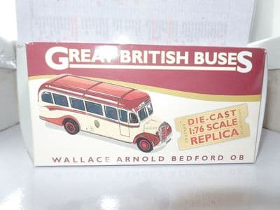 Atlas Corgi JB03 1/76 OO British Bus Bedford OB Coach Wallace Arnold  Scarborough MIMB