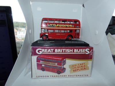 ATLAS CORGI JB08 BRITISH BUS 1/76 OO LONDON TRANSPORT  Routemaster Bus Clapham MIB