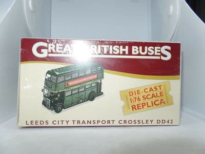 Atlas Corgi JB19 British Bus Leeds City Transport Crossley DD42  Bus New Stock