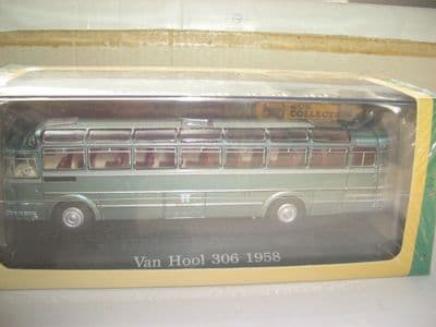 Atlas DeAgostini FG01 jy07 1/72 Van Hool 306 Coach 1958 Light Green Metallic Belgium