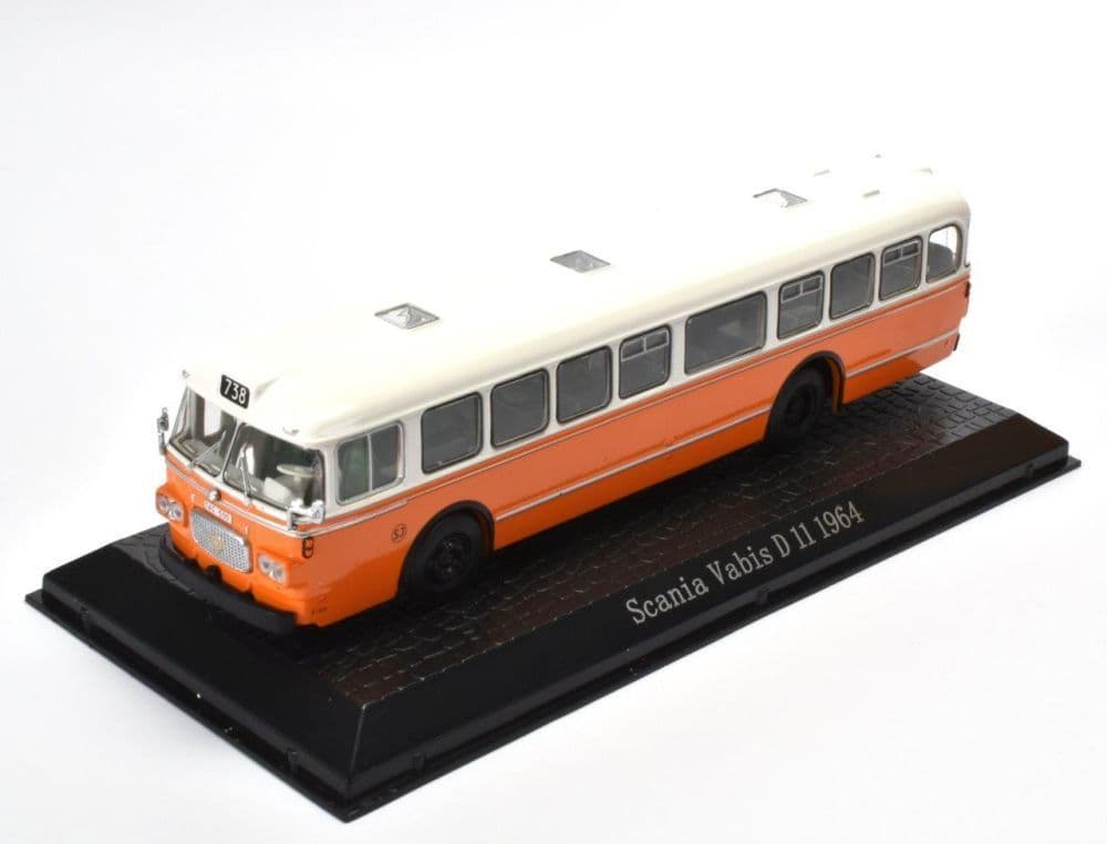 ATLAS DeAgostini JE28 1/72 Scale Scania Vabis D 11 1964 Bus Coach