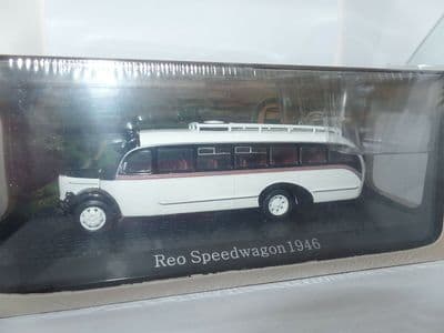 ATLAS DeAgostini JY22 1/72 Scale Reo Speedwagon 1946 White Black Molde Trondheim