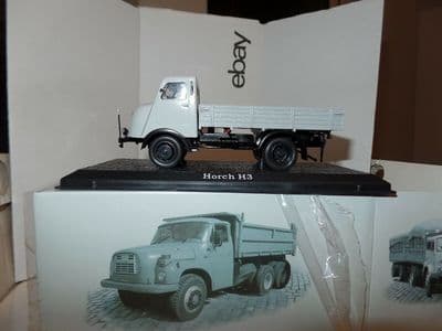 Atlas Editions HZ21 1:43 Scale East Germany IFA Horch H3 - Pickup Grey