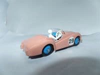 Atlas French Dinky 111 TRIUMPH TR2 SPORTS c/w DRIVER SALMON PINK, MINT BOXED