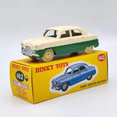 Atlas French Dinky 162 FORD ZEPHYR SALOON  Green & Cream Two Tone Mint Boxed