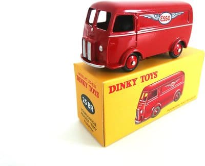 Atlas French Dinky 25BR Peugeot Fourgon Tole Van Esso Red Mint Boxed