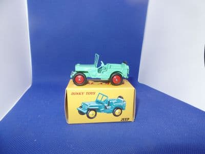 Atlas French Dinky 25J Willys Jeep Light Green