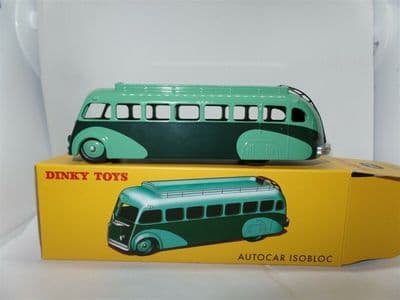 Atlas French Dinky 29E Autocar Isobloc Bus Coach Green & Green