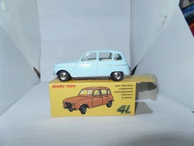 Atlas French Dinky 518 Renault 4L Light Blue