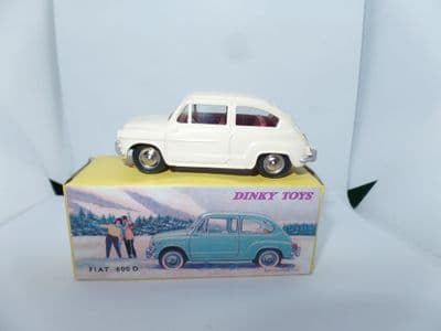 Atlas French Dinky 520 Fiat 600 Cream Boxed
