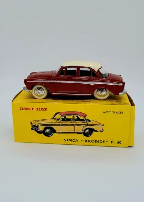 Atlas French Dinky 544 SIMCA Aronde P60 Red White Roof Mint Boxed