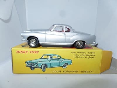 Atlas French Dinky 549 Coupe Borgward Isabelle Silver
