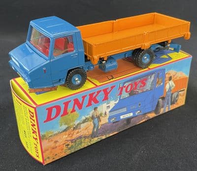 Atlas French Dinky 569 Berliet Stradair Blue Tipper Truck - Working parts