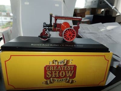 Atlas Fun Fair Circus  HU16 1/76 OO Scale Burrell Road Roller F. Sharp & Sons Blandford
