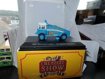 Atlas Fun Fair Circus  HU17 1/76 OO Scale AEC Matador - Sir Robert Fossett's Circus Zoo