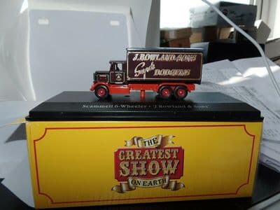 Atlas Fun Fair Circus  HU19 1/76 OO Scale Scammell 6 wheeler J. Rowland & Sons Dodgems