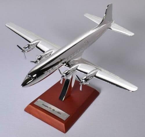 Atlas HB23 1/200 Scale Silver Aeroplane Douglas DC-6B 1951