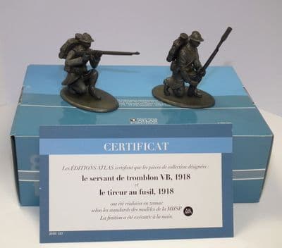 Atlas HE27 1/24 Scale Sniper And Rifleman 1918  WWI