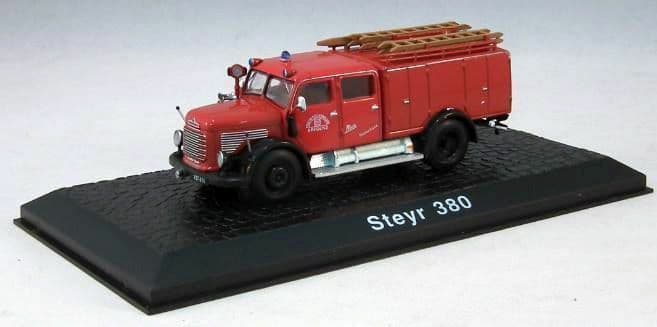 Styer Fire Engine Atlas HY15 1/72 Scale Fire Engine Steyr 380 - Freiw Feuerwehr Bregenz ...