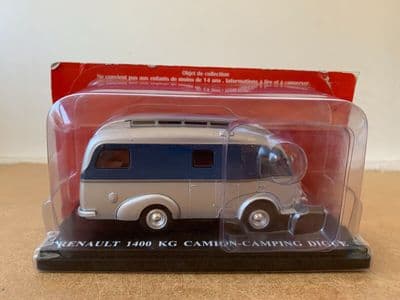 Atlas IXO  NY04 1/43 Scale Renault LE 1400 KG CAMION CAMPING DIGUE Campervan