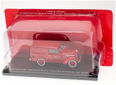 Atlas IXO  NY47 1/43 Scale Renault Juvaquatre Fourgonnette Sapeurs Paris Fire Brigade