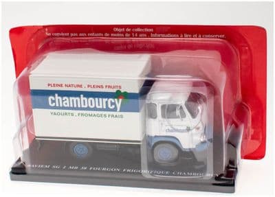 Atlas IXO NY59 1/43 Scale Renault Saviem Sg 2 Mb 38 Fridge Van 196 Chambourcy Youghurt