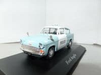 Atlas JA03 1/43 O Scale British Police Ford Anglia London Metropolitan Force