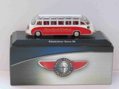 Atlas JE05 1/76 Scale Classic Coaches Kässbohrer Setra S8 Coach Reisedienst Oberbach