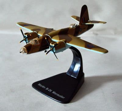 Atlas JJ17 1/144 Scale Bomber WWII Martin B-26 B Marauder 1:144 RAF Royal Air Force