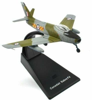 Atlas JK08 1/100 Scale Canadair Sabre F4 Jet Fighter RAF Royal Air Force