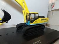 ATLAS JV4101 Oxford Diecast 1/76 OO Scale Eddie Stobart Rail Komatsu Excavator W122 MIMB