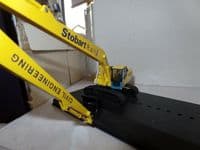 ATLAS JV4101 Oxford Diecast 1/76 OO Scale Eddie Stobart Rail Komatsu Excavator W122 MIMB