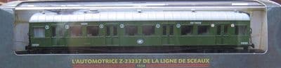 ATLAS KE04 1/87 HO Scale French Railcar Z.23237 De La Ligne De Sceaux 1934