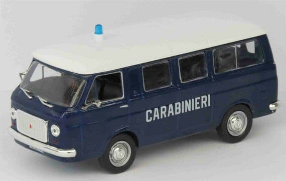 Atlas LH08 1/43 Scale Police Cars Fiat 238 Minivan Italy Mint on Blister