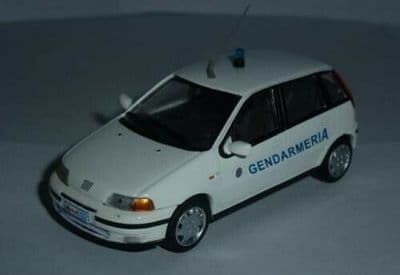 Atlas LH09 1/43 Scale Police Cars Fiat Punto San Marino Mint on Blister