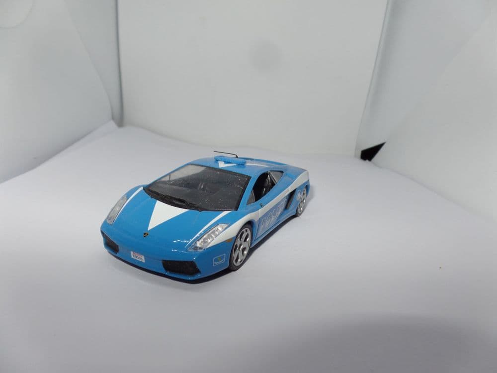 Atlas LH21 1/43 Scale Police Cars Lamborghini Gallardo Italy UB NM