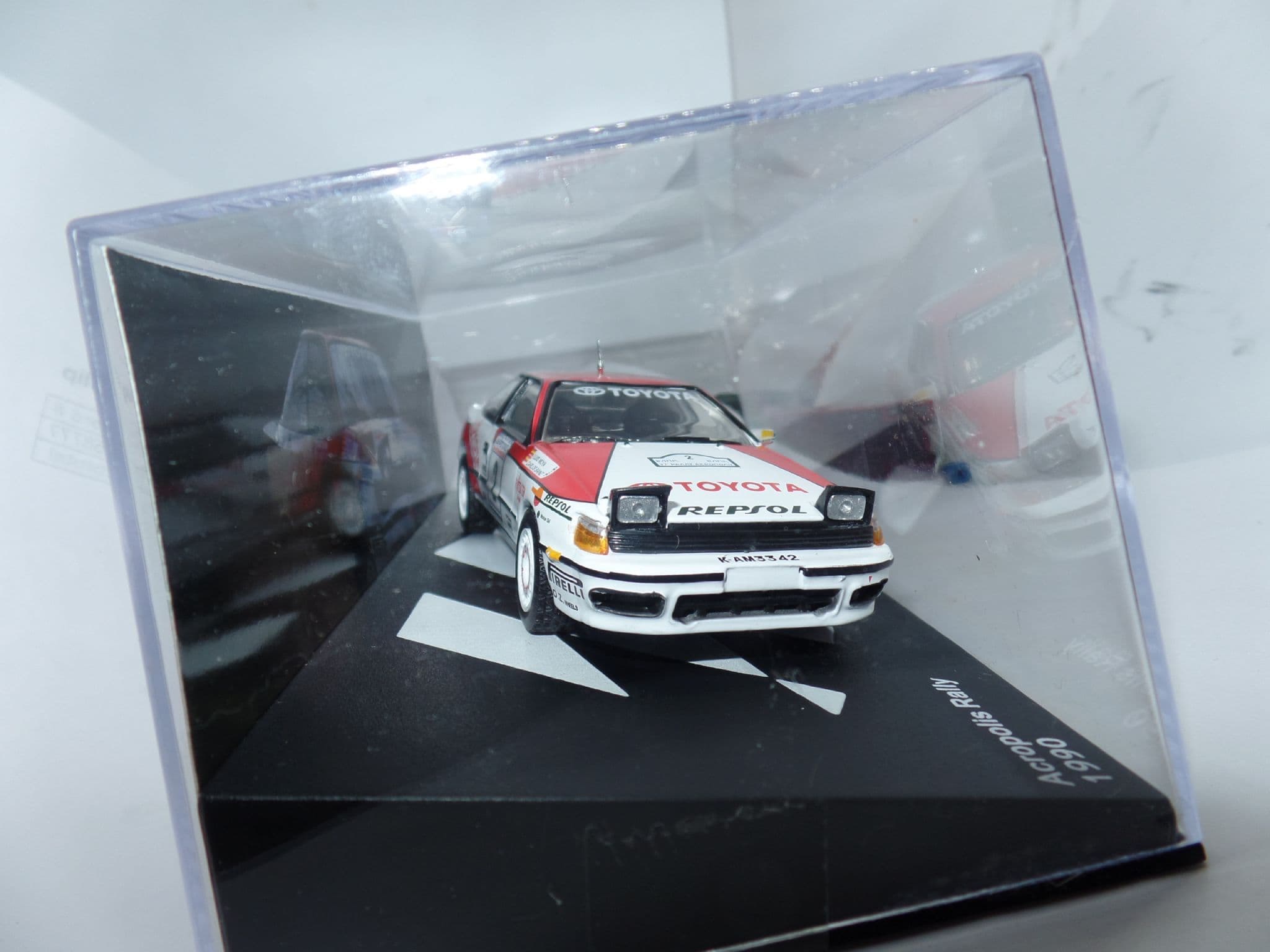 Trofeu 1/43 Toyota Celica GT4 - Rallye Acropole 1990 N°23 - état Neuf Boîte