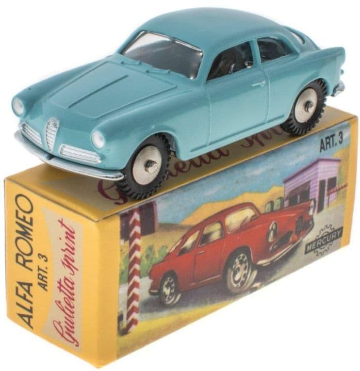 Miniature Mercury Art. No 3 Alfa Romeo Giulietta Sprint Veloce 1:43 - État Neuf