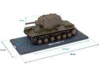 Atlas MZ05 1/43 Scale Tank KV-2  KB-2 1941  Russian Army Red Star