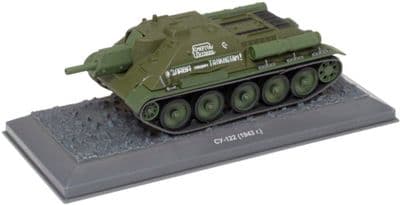 Atlas MZ08 1/43 Scale Tank SU-122 - 1943  Russian Army 45