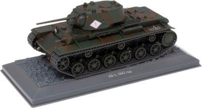Atlas MZ10 1/43 Scale Tank KV-1 - 1942   Russian Army White Diamond