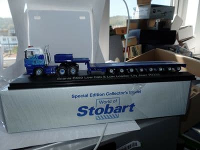 Atlas Oxford JV4102 1/76 Eddie Stobart Rail Scania R560 Low Loader Lily Jean NEW