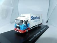 Atlas Oxford JV4108 1/76 OO Scale Man 4-Wheel Box Van Stobart Sammy Shammy F1521