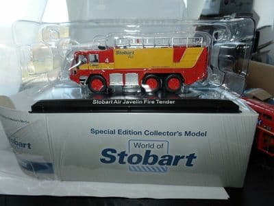 Atlas Oxford JV4109 1/76 OO Scale MAN Air Javelin Fire Tender Stobart Airport