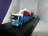 Atlas Oxford JV4115 1/76 EDDIE STOBART SCANIA P114 RIGID & TANDEM AXLE TRAILER