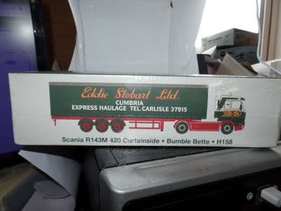 Atlas Oxford JV9137 1/76 Eddie Stobart Scania R4143M Curtainside Bumble Bette H158 MIMB