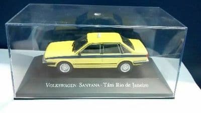Brazilian Brazil KM05 1/43 SCALE Volkswagen VW Santana - Taxi Yellow